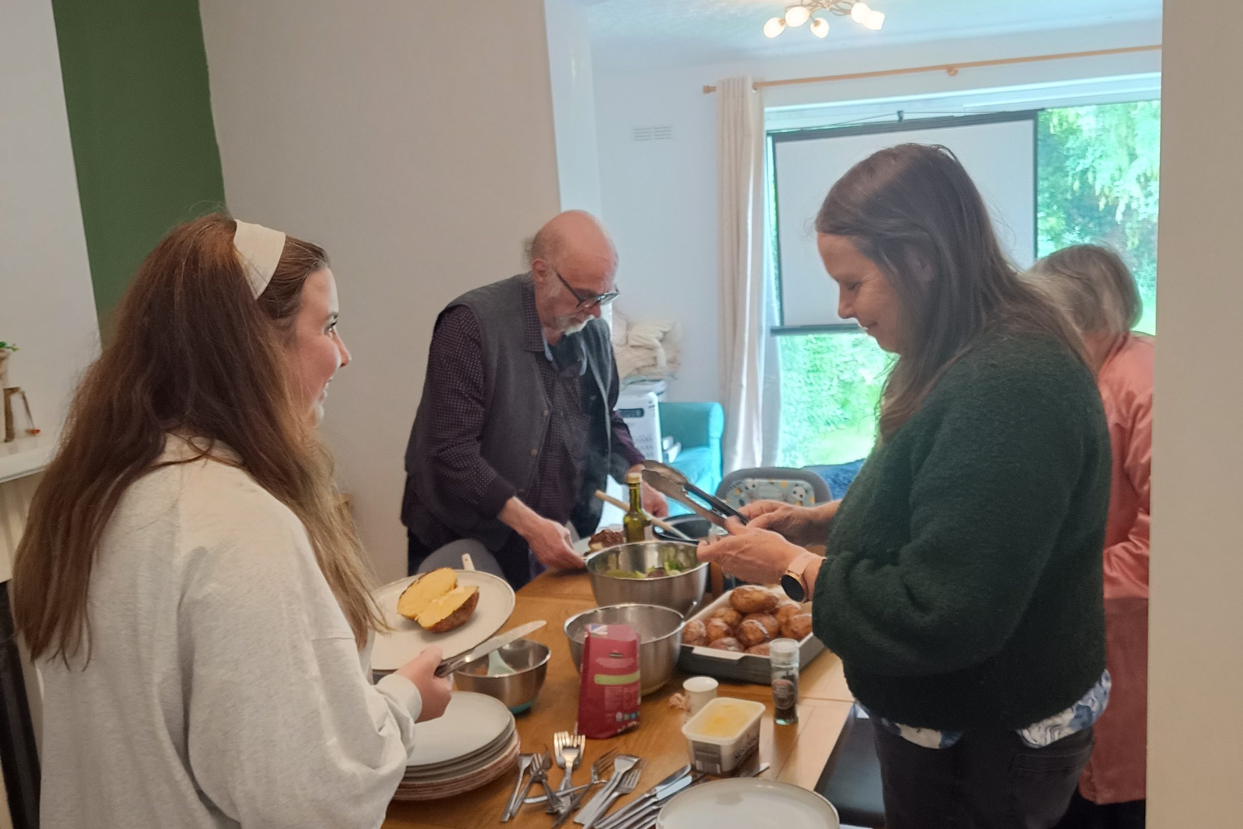 Getting Sunday Lunch at church